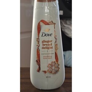 Dove Gingerbread Delight Limited Edition Holiday Treats Body Wash 20 oz New